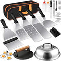 29PCS BBQ Set w/ Burger Press, Stainless Steel Grill Tools & Spatula
