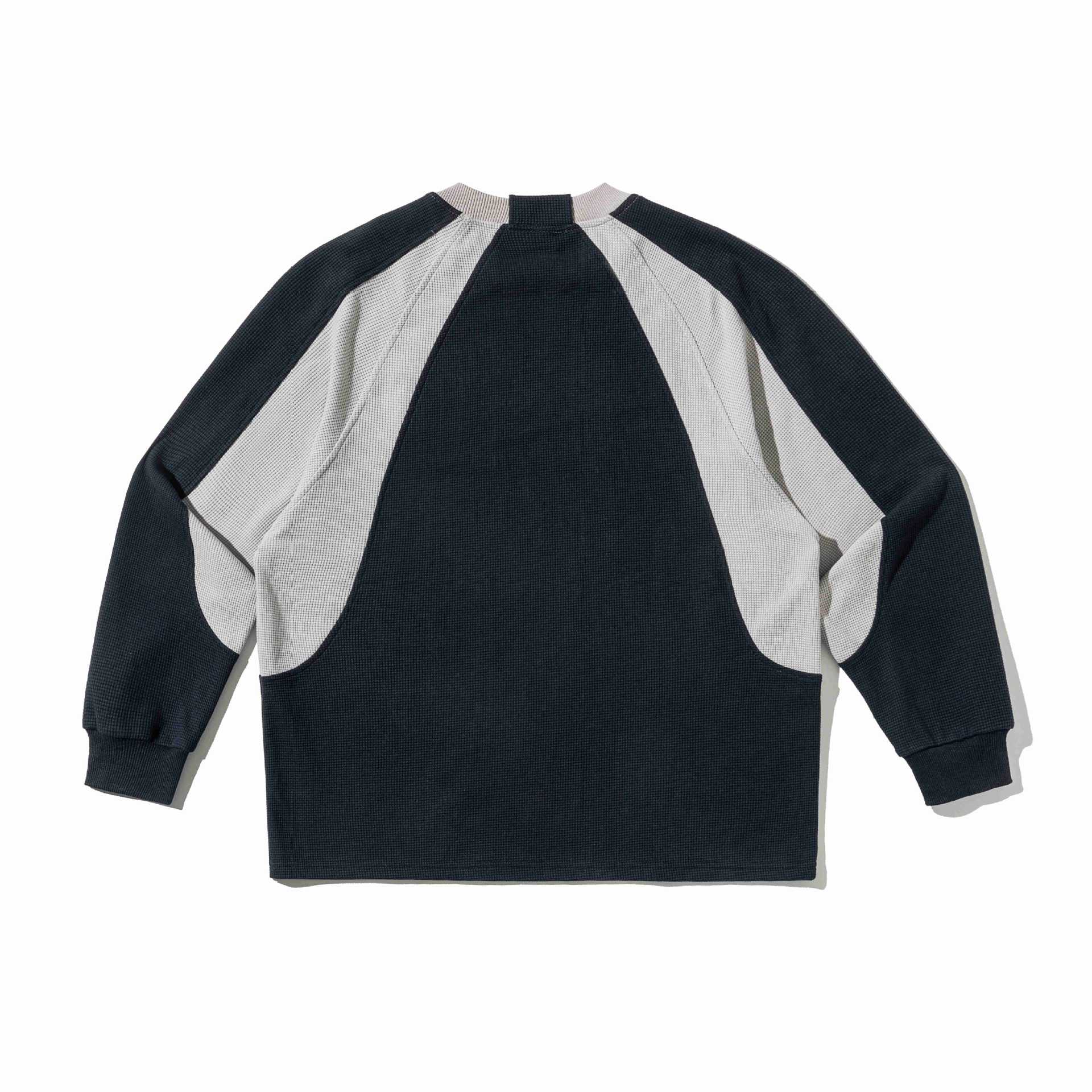 Color-blocked Drop Shoulder Loose Fit  Oversized Hoodie Sweatshirt for Men