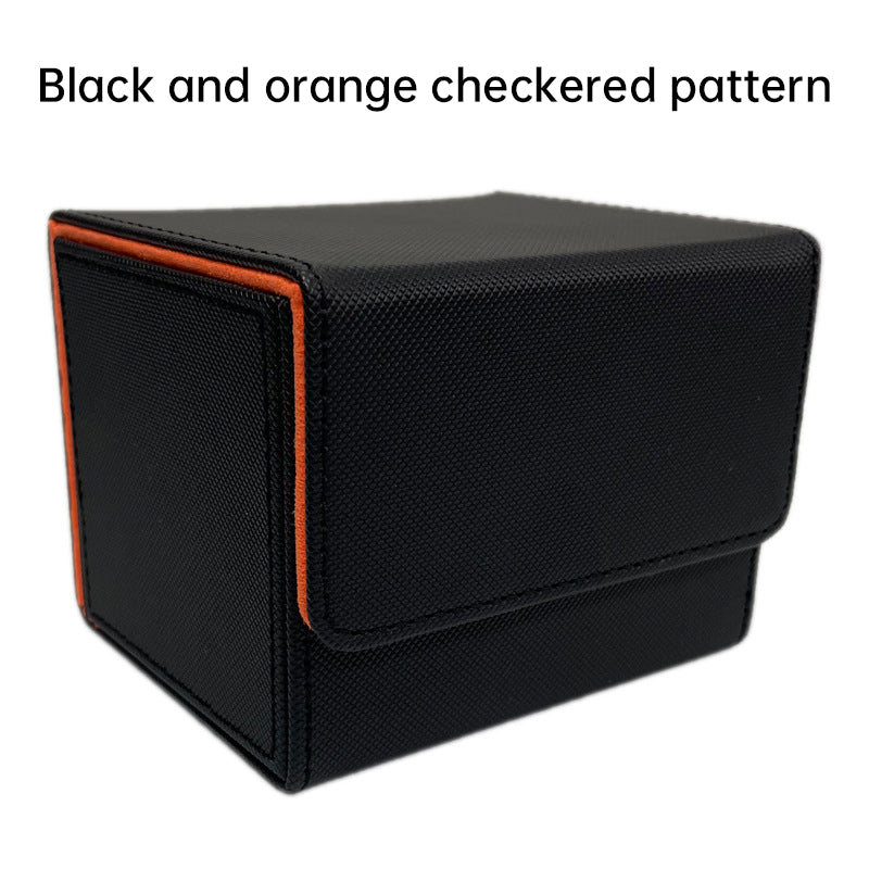 Magnetic Trading Card Storage Box - 100 Card Capacity (Sleeved), Waterproof & Stain Proof Collectors Case