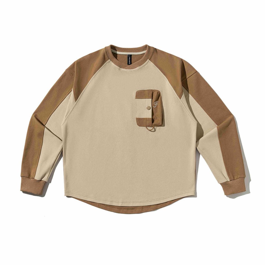 Hooded Sweatshirt with Pocket Design Loose Fit, Long Sleeve, Unisex