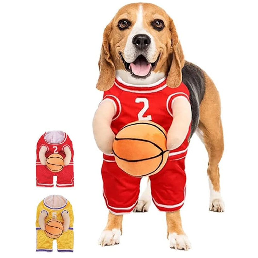 Dog Basketball Outfit, Dog Basketball Player Costume, Dog World Cup Jersey, Basketball Clothes for Dogs