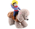 Pet Dog Clothes Cat Accessories Horse Riding Costume Santa Claus Dog Outfit Funny Cat Halloween Costume Transformation Wear
