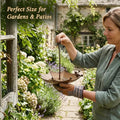 Umbrella Hanging Bird Feeder - Outdoor Iron Tray for Hummingbirds & Wild Birds (Garden & Yard)
